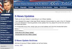 Senator Jack Reed