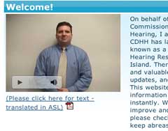 commission on deaf and hard of hearing web site